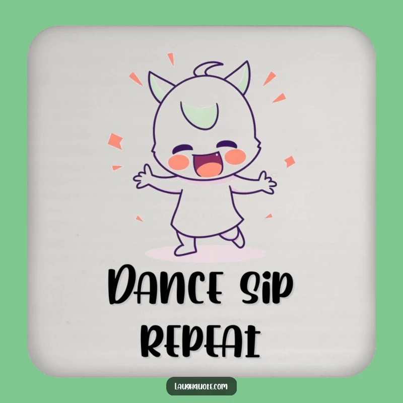 Funny Silly Dance Coasters: Exaggerated Moves Set, Protect Surfaces with Laughs, Great Funny Gift