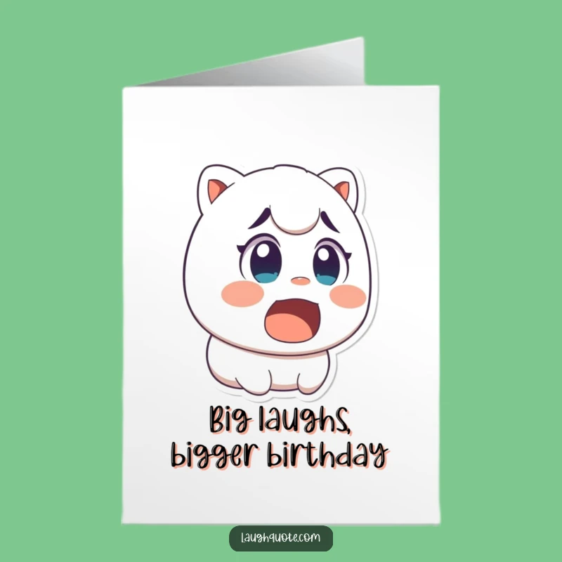 Free Printable Laughing Birthday Card: Surprise LOLs! Hilarious DIY Downloadable Gift.