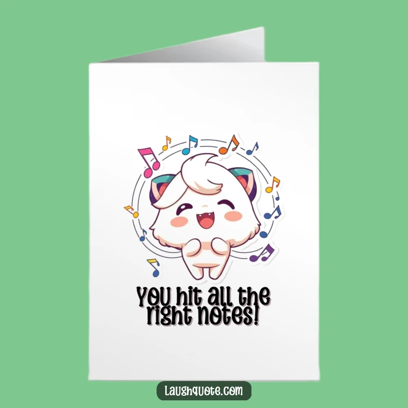 Free Printable Musical Congrats Card: Joyful Notes! A Hilarious DIY Downloadable Gift.