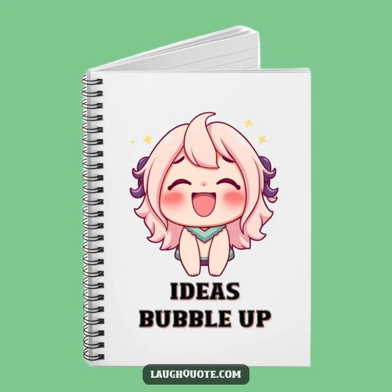 Funny Bubbly Laugh Notebook - Jot Down Your Effervescent Thoughts!