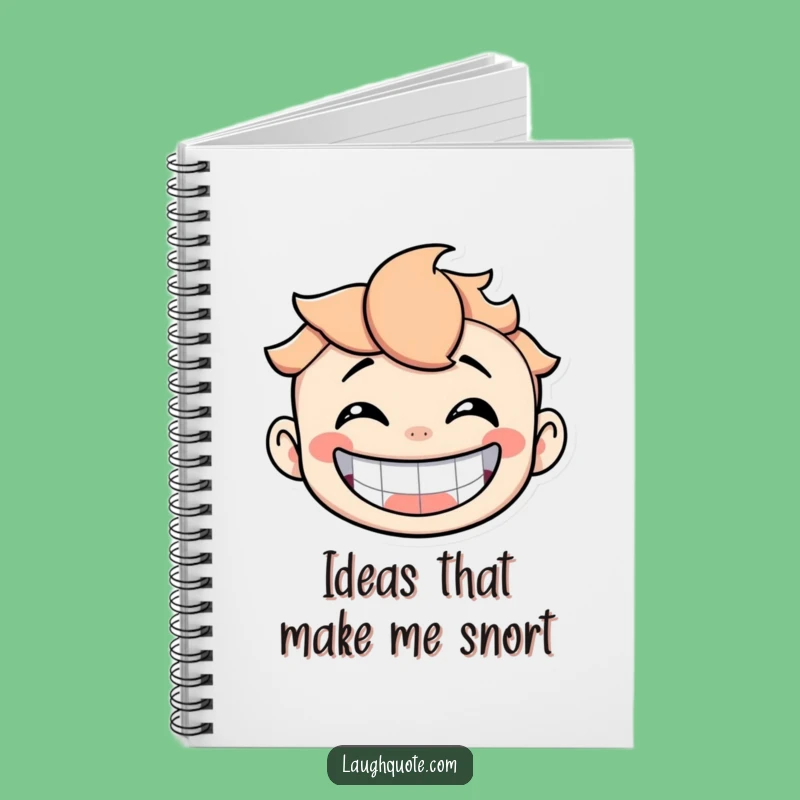 Funny Laughing Character Notebook: Jot Down Laughs, a Hilarious Gift Idea