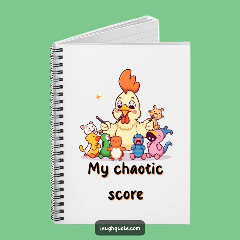 Funny Rubber Chicken Orchestra Notebook: Jot Down Your Comedic Ideas!