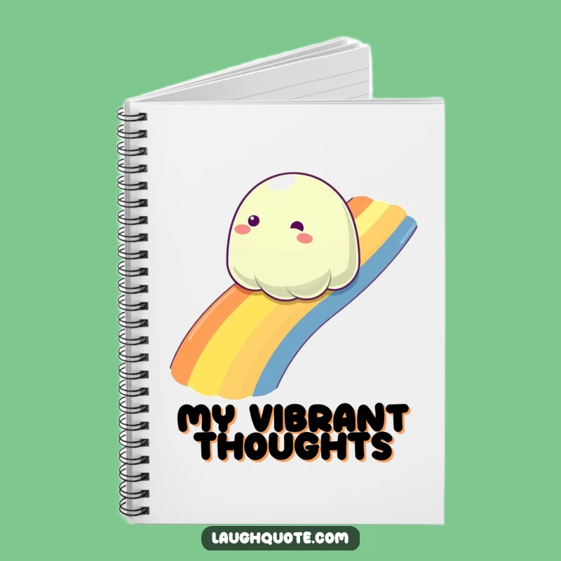 Funny Rainbow Slime Notebook: Jot Down Your Colorful Ideas!