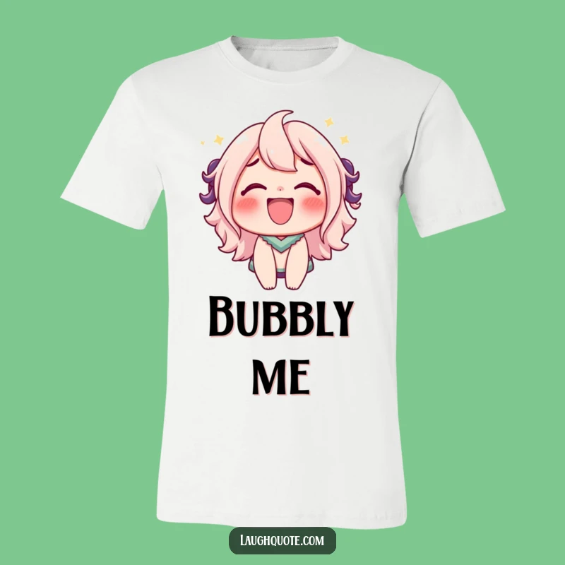 Funny Bubbly Laugh Character T-Shirt - Wear Your Joyful Spirit!