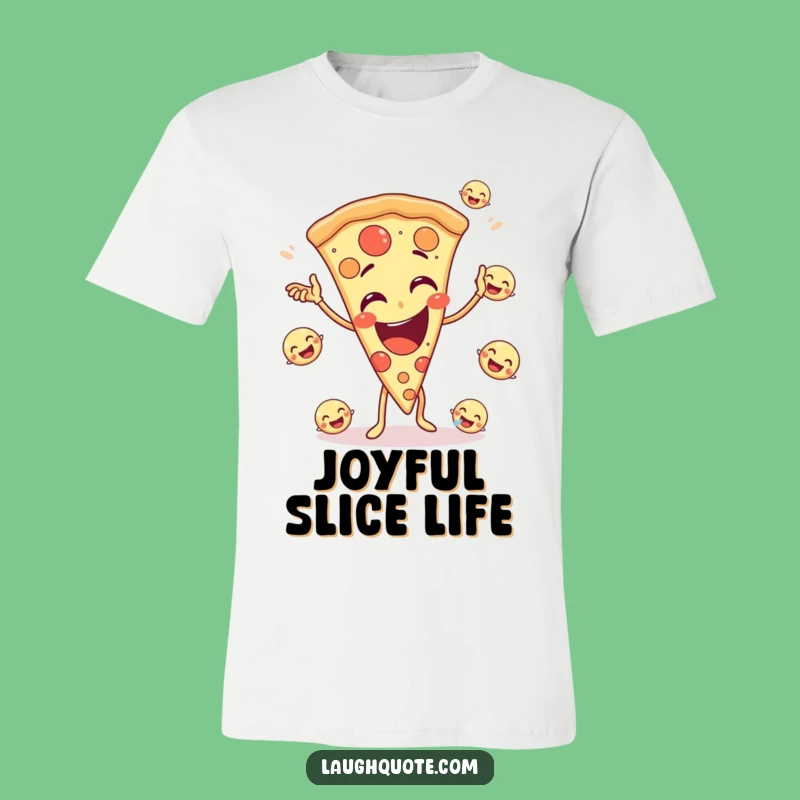 Funny Pizza Juggling T-Shirt: Wear Your Happy Vibes Proudly