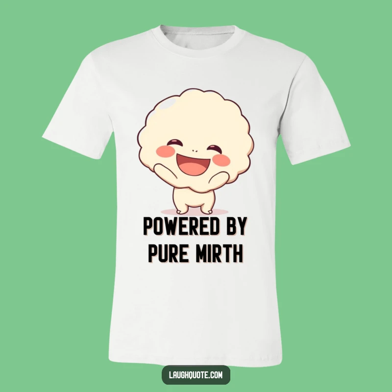 Funny Laugh Out Loud T-Shirt: Character with Exaggerated Laugh Bubble