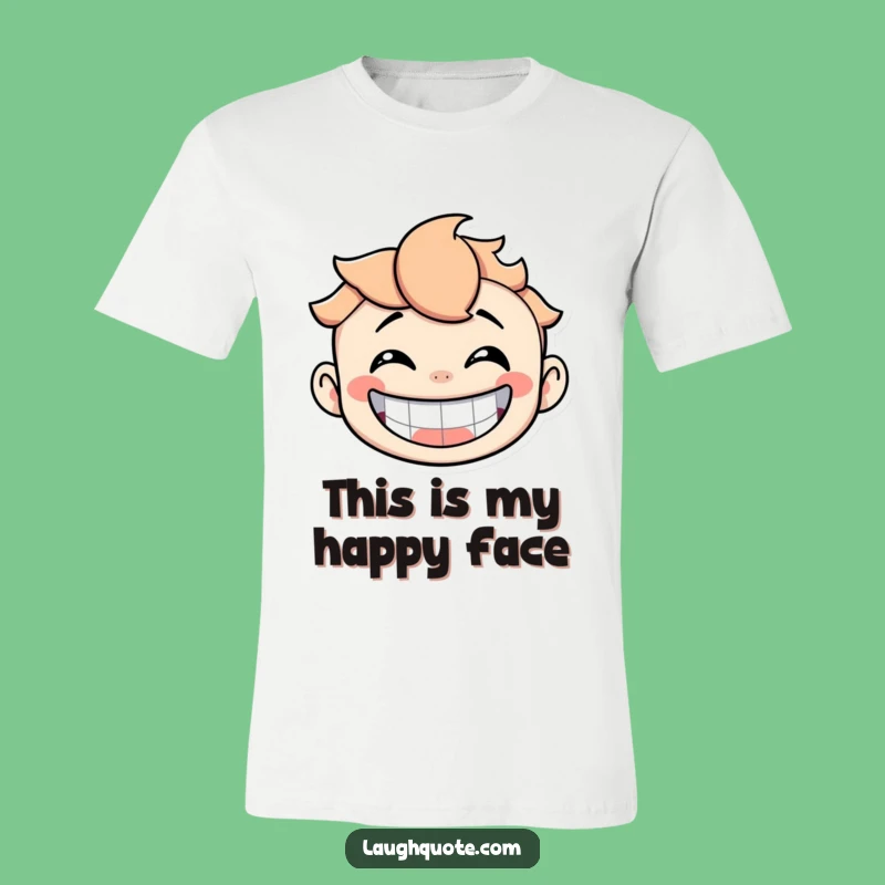 Funny Laughing Character T-Shirt: Wear Your Joy, a Hilarious Gift Idea