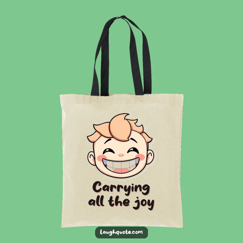 Funny Laughing Character Tote Bag: Carry Your Laughs in Style, a Great Gift