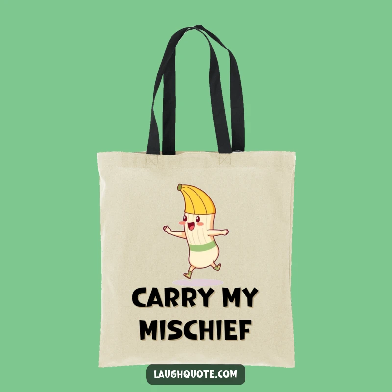 Funny Banana Sock Tote Bag: Carry Humor and Avoid Slipping