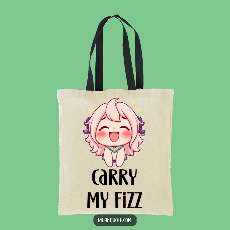 Funny Bubbly Laugh Tote Bag - Carry Your Joyful Spirit!